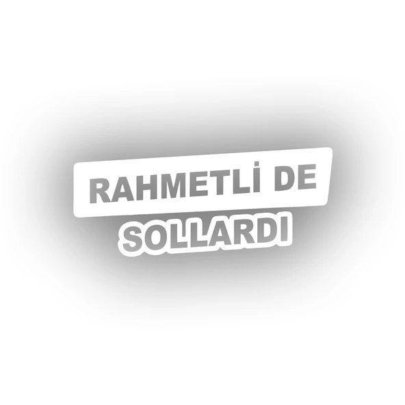 Rametli de Sollardı Araba Sticker 17x17 Cm Beyaz ürün görseli 1