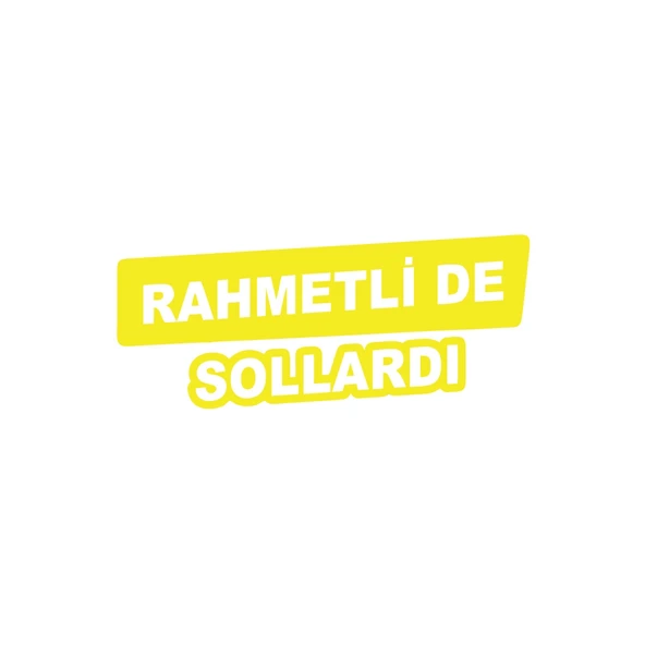 Rametli de Sollardı Araba Sticker 17x17 Cm Sarı ürün görseli 1