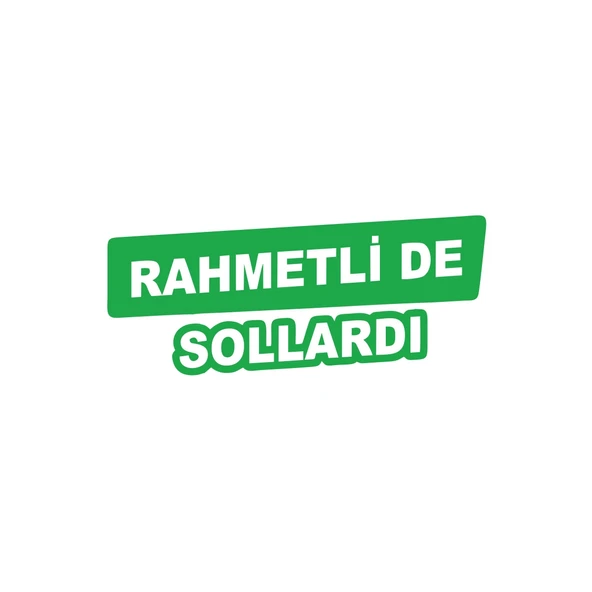 Rametli de Sollardı Araba Sticker 17x17 Cm Yeşil ürün görseli 1