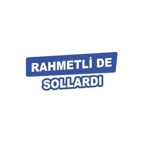 Rametli de Sollardı Araba Sticker 17x17 Cm Mavi ürün görseli 1