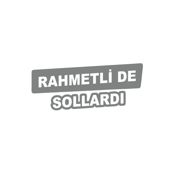 Rametli de Sollardı Araba Sticker 17x17 Cm Gri ürün görseli 1