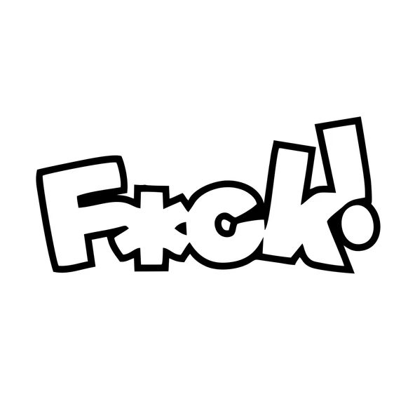 F*ck Araba Sticker 17x17 Cm Siyah ürün görseli 1