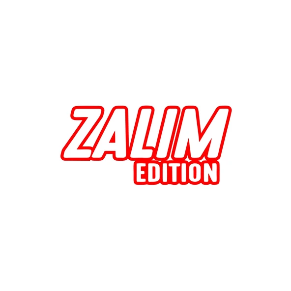 Zalim Edition Araba Sticker 17x17 Cm Kırmızı ürün görseli 1
