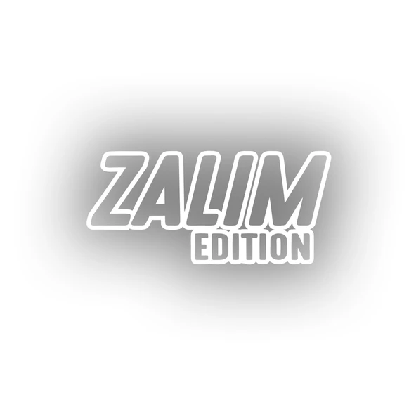 Zalim Edition Araba Sticker 17x17 Cm Beyaz ürün görseli 1