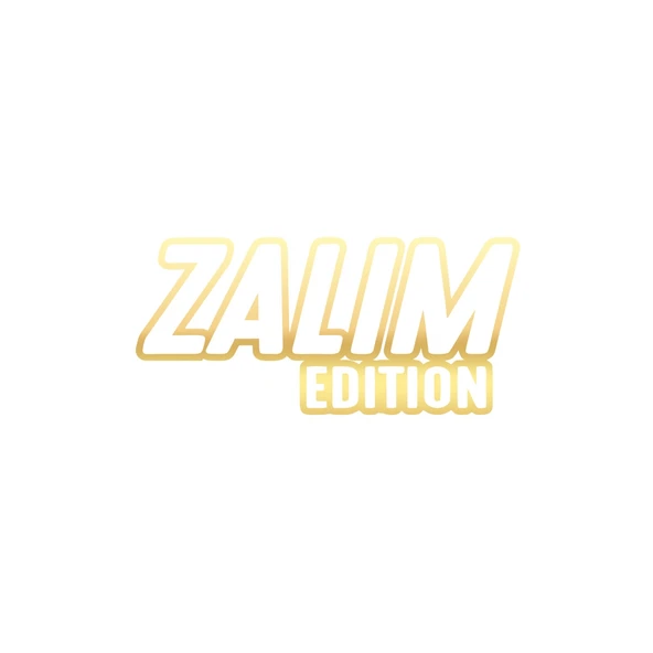 Zalim Edition Araba Sticker 17x17 Cm Gold ürün görseli 1