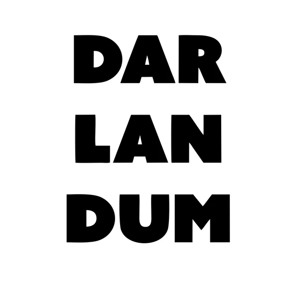 Darlandum Araba Sticker 17x17 Cm Siyah ürün görseli 1