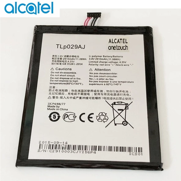 Alcatel One Touch Pop 3-3,5  TLp029AJ Batarya Pil ürün görseli 1