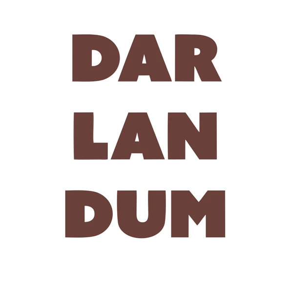 Darlandum Araba Sticker 17x17 Cm Kahverengi ürün görseli 1