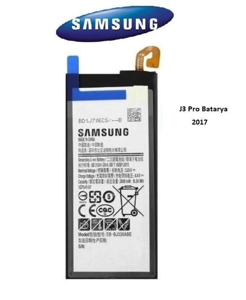 Samsung J3 Pro J3 2017 EB-BJ330ABE Batarya Pil ürün görseli 1