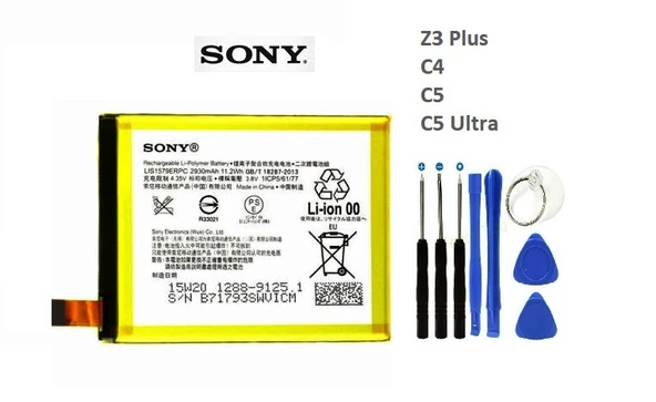 Sony Xperia Z3+Plus Z4 C5 LIS1579ERPC Batarya Pil ve Tamir Seti ürün görseli 1