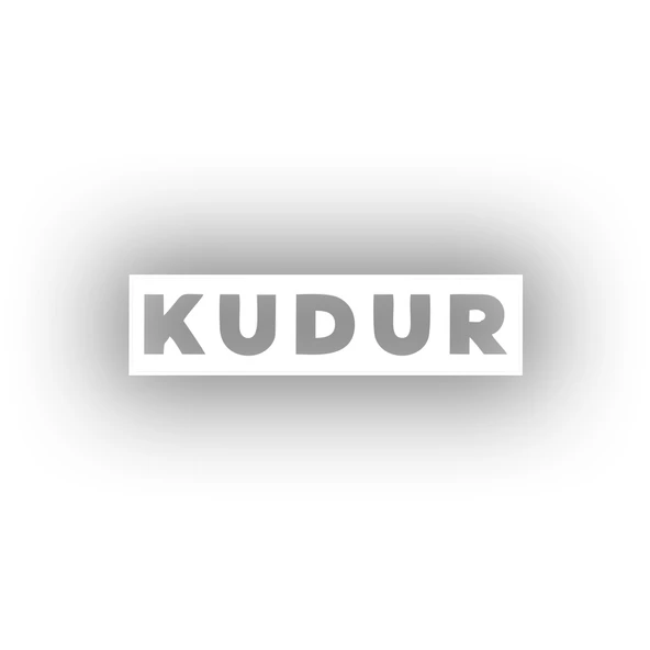 Kudur Araba Sticker 17x17 Cm Beyaz ürün görseli 1