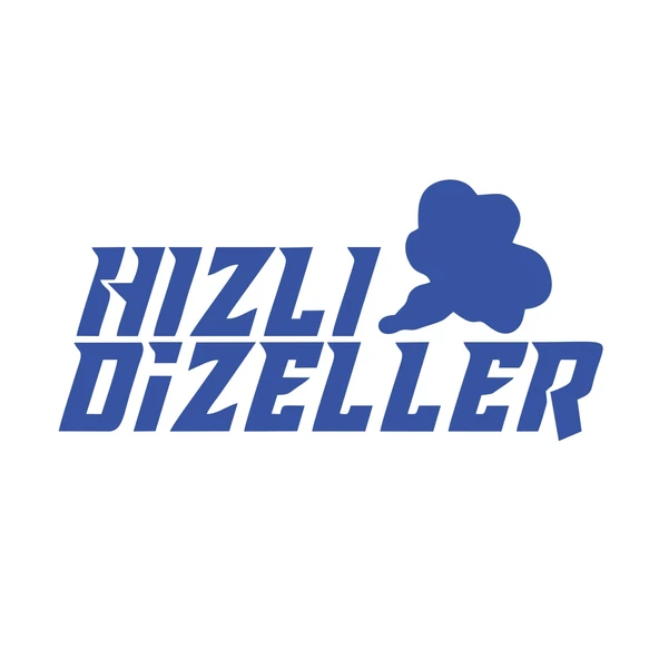 Hızlı Dizeller Araba Sticker 17x17 Cm Mavi ürün görseli 1
