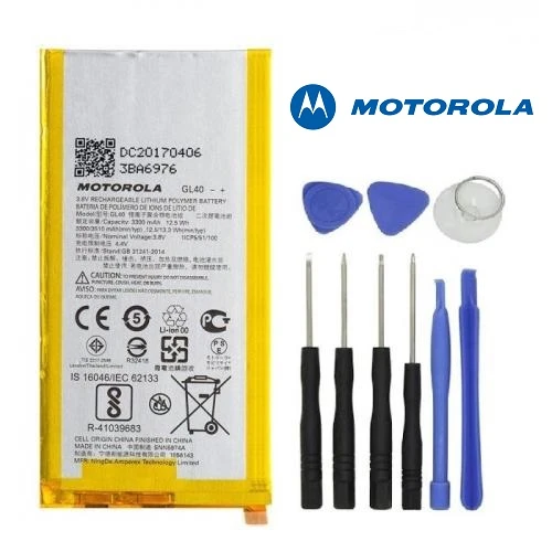 Moto Z Play Xt1635 Pil Batarya  GL40 ve Tamir Seti ürün görseli 1