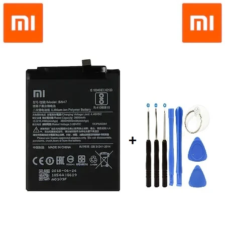 Xiaomi Mi RedMi 6 Pro/A2 Lite Batarya Pil BN47 ve Tamir Seti ürün görseli 1