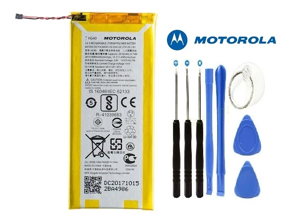 Motorola Moto G5 Plus XT1687 Pil Batarya HG40 ve Tamir Seti ürün görseli 1