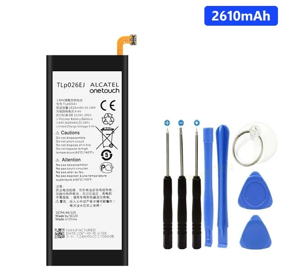 Alcatel İdol 4 6055K Pil Batarya TLp026EJ ve Tamir seti ürün görseli 1
