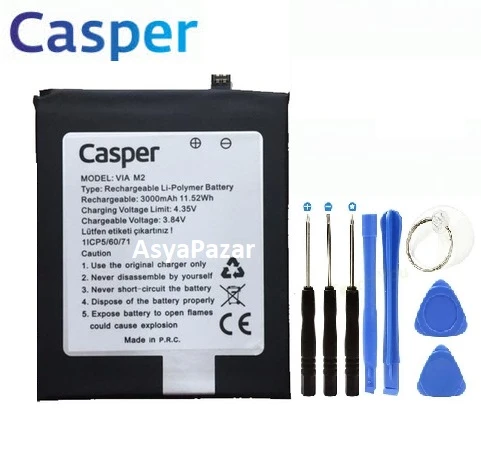 Casper Via M2  Pil Batarya ve Tamir Seti ürün görseli 1