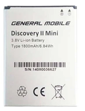 General Mobile Discovery 2 Mini Pil Batarya ürün görseli 1