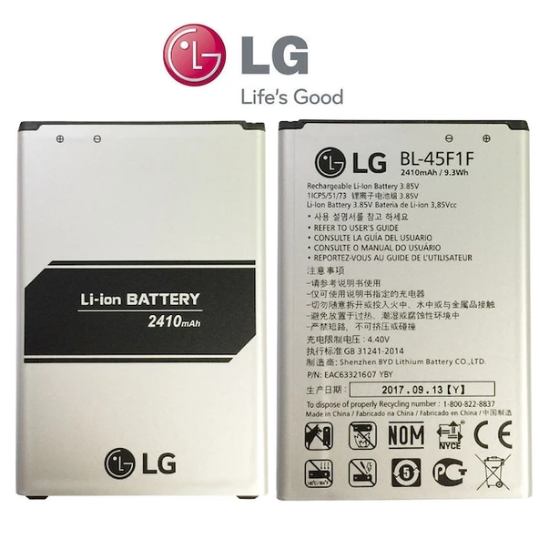 Lg K4 2017 / K8 2017 BL-45F1F Batarya Pil - Resim 2