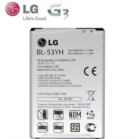 Lg G3 Batarya Pil BL-53YH Servis ürün görseli 1