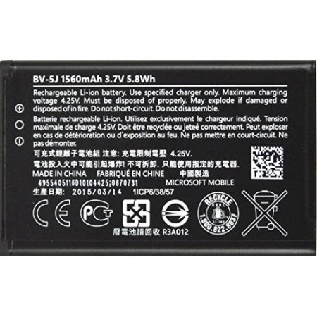 Nokia Lumia 532 Batarya Pil BV-5J - Resim 2