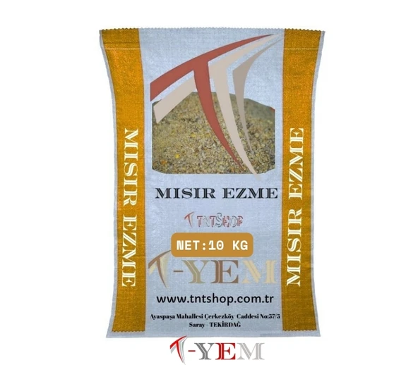 T-YEM Mısır Ezme 10 Kg - Sindirilebilirliği Yüksek, Besleyici Hayvan Yemi ürün görseli 1
