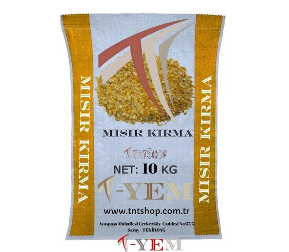 T-YEM Mısır Kırma 10 Kg - Besi Hayvanları ve Kanatlılar İçin Yüksek Verimli Yem ürün görseli 1