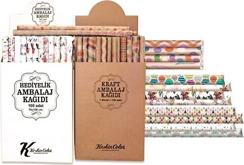 Keskin Color Ambalaj Kağıdı Pastel Tekli Rulo 70x100 100350-99-100-LI-STD ürün görseli 1