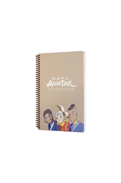 Mabbels Spiralli Defter Avatar Katara Sokka Aang Krem 80 YP 17x24 DFT-388623 ürün görseli 1