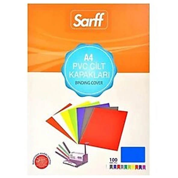 Sarff Cilt Kapağı Plastik Opak A4 160 MIC Mavi  (100 lü) 15201014 ürün görseli 1