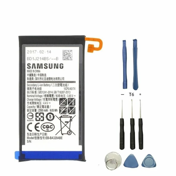 SAMSUNG A3 A320 PİL BATARYA EB-BA320ABE VE TAMİR SETİ ürün görseli 1