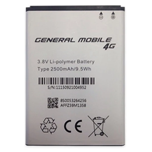 GENERAL MOBİLE DİSCOVERY 4G PİL BATARYA ürün görseli 1
