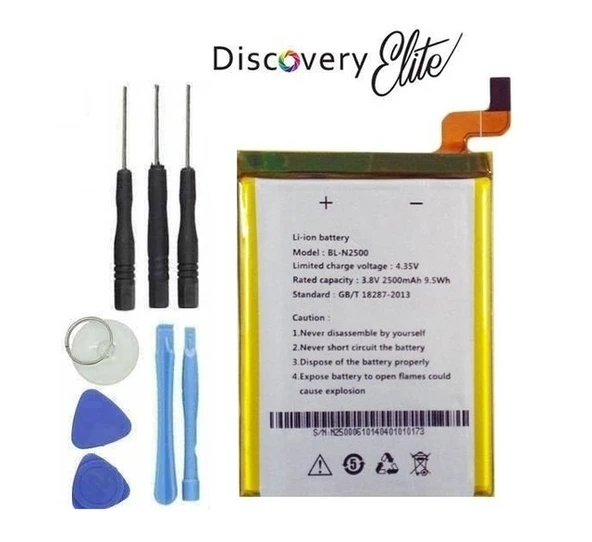 GENERAL MOBİLE DİSCOVERY E7 ELİTE PİL BATARYA  BL-N2500 ve TAMİR SETİ - Resim 2