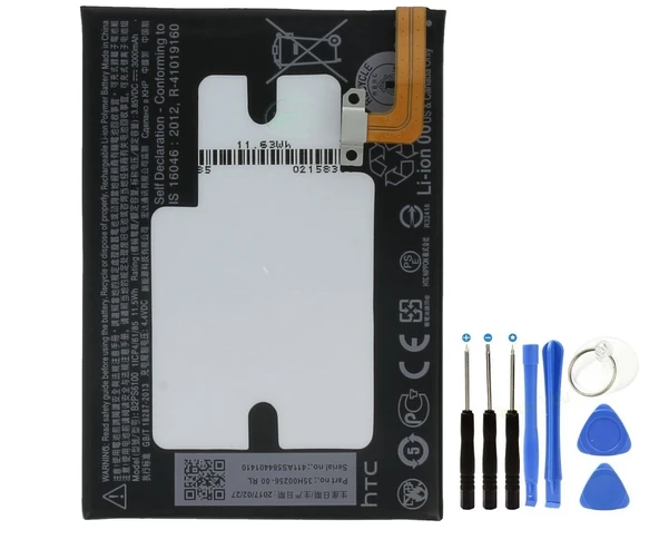HTC ONE M10 PİL BATARYA B2PS6100 VE TAMİR SETİ ürün görseli 1