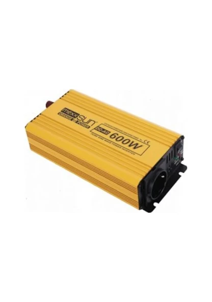 Mexxsun 12V V 600 W 220 V Tam Sinüs İnverter Çevirici ürün görseli 1