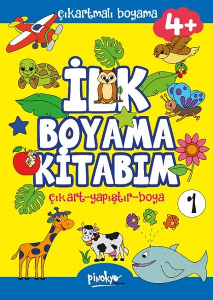 Çıkartmalı İlk Boyama Kitabım 4+ Yaş-1 - Resim 3
