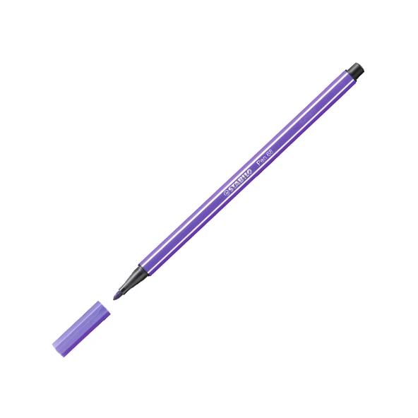 Stabilo Keçe Uçlu Boya Kalemi 1 MM Mor 68/55 (10 lu ) ürün görseli 1