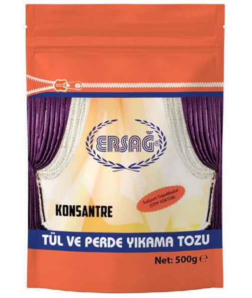 ERSAĞ TÜL VE PERDE YIKAMA TOZU 500 GR ürün görseli 1