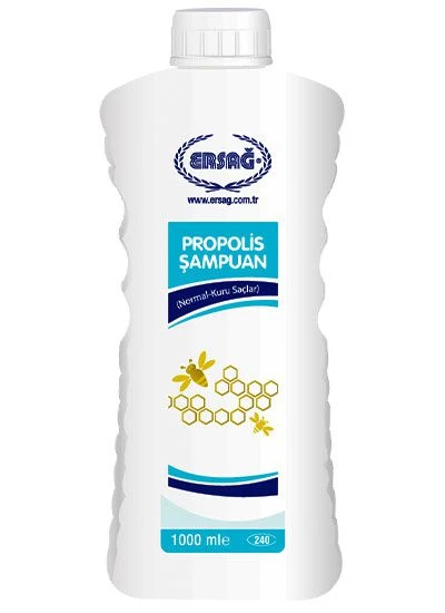 ERSAĞ PROPOLİSLİ ŞAMPUAN (NORMAL-KURU SAÇLAR) 1000 ML ürün görseli 1
