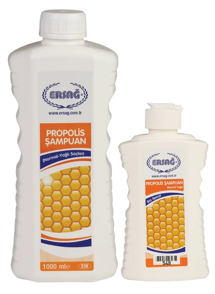 ERSAĞ APARATLI PROPOLİSLİ (NORMAL-YAĞLI) ŞAMPUAN 1000 ML ürün görseli 1