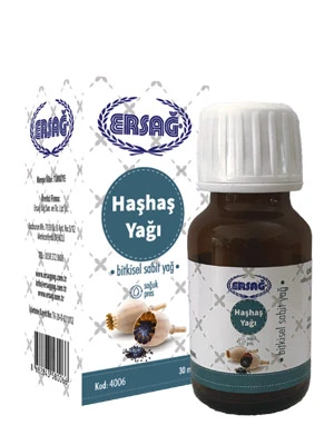 ERSAĞ HAŞHAŞ YAĞI 30 ML ürün görseli 1