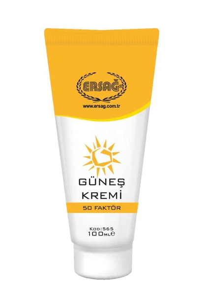 ERSAĞ GÜNEŞ KREMİ 50 FAKTÖRLÜ 100 ML. ürün görseli 1