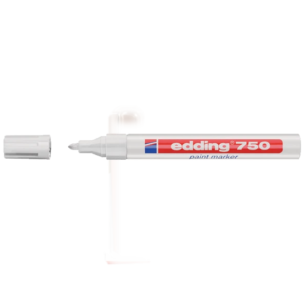 Edding Markör Boya Dekor Yuvarlak Uçlu 2-4 MM Beyaz  (10 adet)750 ürün görseli 1