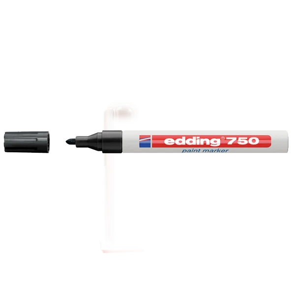 Edding Markör Boya Dekor Yuvarlak Uçlu 2-4 MM Siyah (10 adet) 750 ürün görseli 1