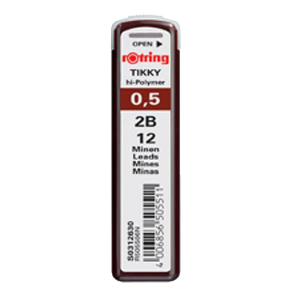 Rotring Min  2B 0.5 MM (10 adet) - Resim 2