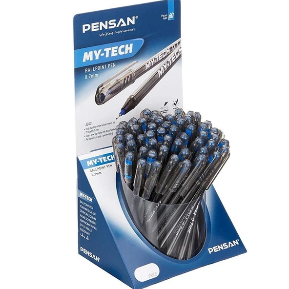 Pensan Tükenmez Kalem My-Tech 1.0 MM Mavi (60 LI) 2250 ürün görseli 1