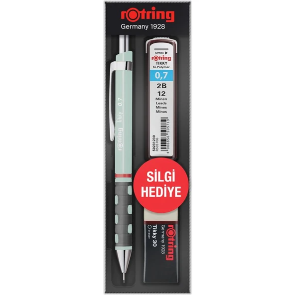 Rotring Okul Seti Tikky Min Silgi 3 LÜ 0.7 MM Opal Mavi RO-KK07-07-OPAL ürün görseli 1