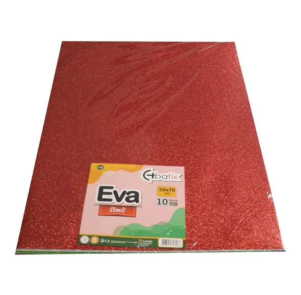Bafix Eva Simli 2.0 MM 50x70 Kırmızı ürün görseli 1