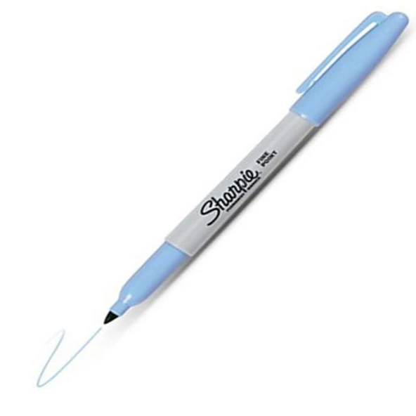 Sharpie Markör Permanent Fine Açık Mavi(12 li) ürün görseli 1