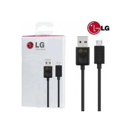 LG V10 - G2 - G3 - G4 Micro Usb Hızlı Şarj Data Kablosu Siyah ürün görseli 1